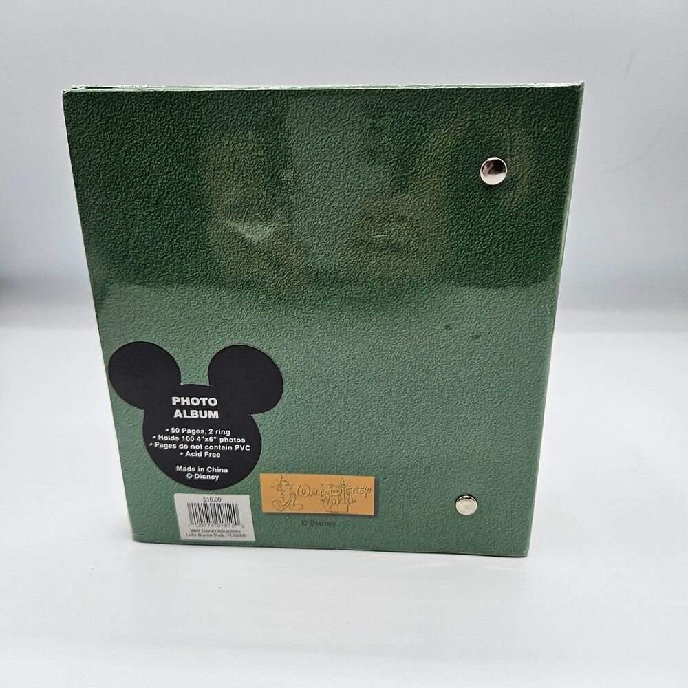 Disney Mickey Mouse Photo‎ Memories Green 2-Ring 4x6 Photo Album NEW - Picture 3 of 3